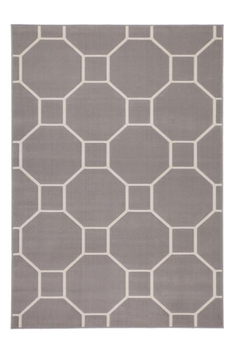 120x170 Teppich Lina 100 Taupe / Elfenbein  von Kayoom