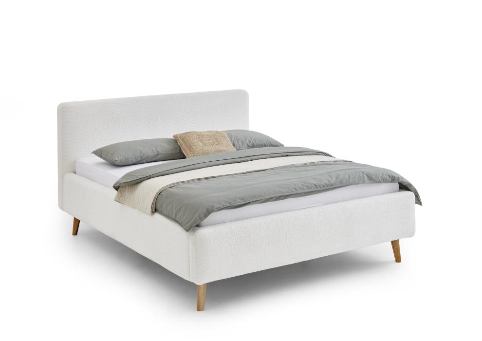 160x200 Polsterbett MATTIS mit Bettkasten von Meise Möbel Weiß