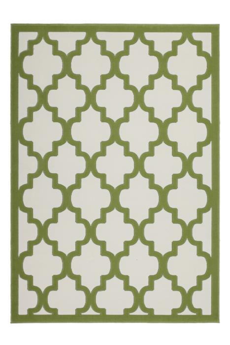 160x230 Teppich Manolya 3097 Elfenbein-Grün von Kayoom
