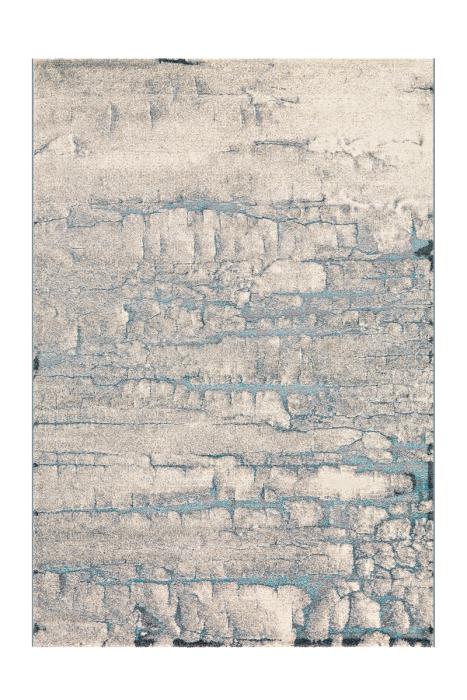 60x110 Teppich Jump 4605 von Arte Espina Creme / Blau