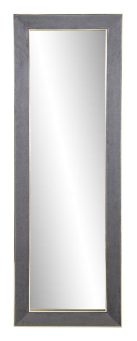 Rahmenspiegel JANINA 50x150 cm samt grau von Spiegelprofi