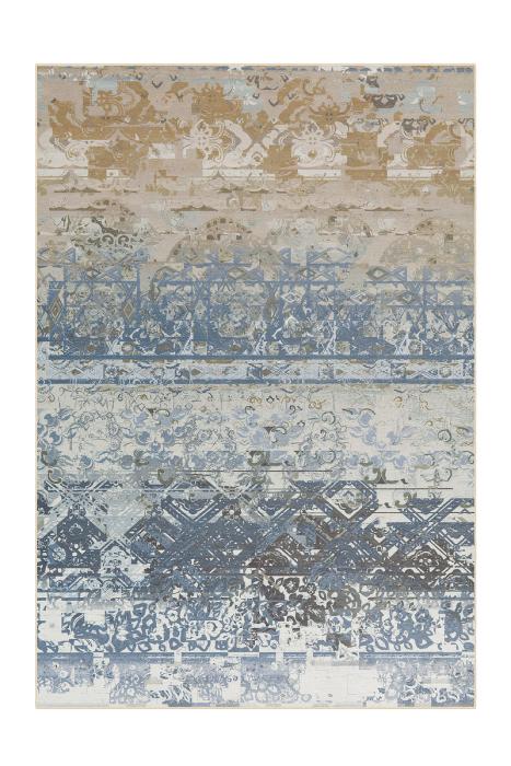 80x150 Teppich Flash 2707 von Arte Espina Multi / Blau