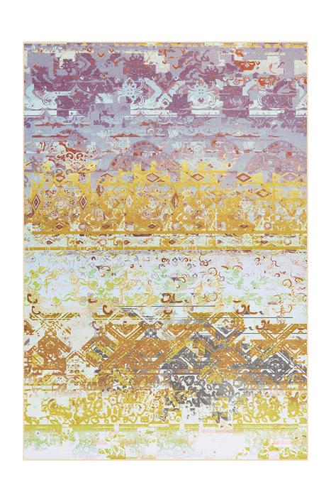 80x150 Teppich Flash 2707 von Arte Espina Multi / Gelb