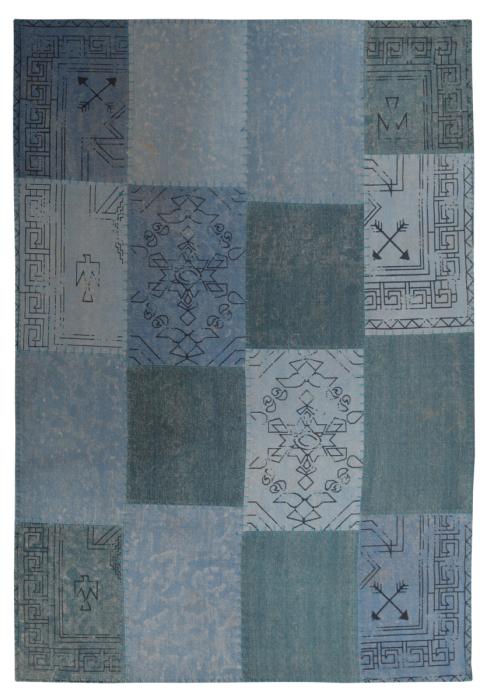 80x150 Teppich Lyrical 210 Multi / Blau von Kayoom