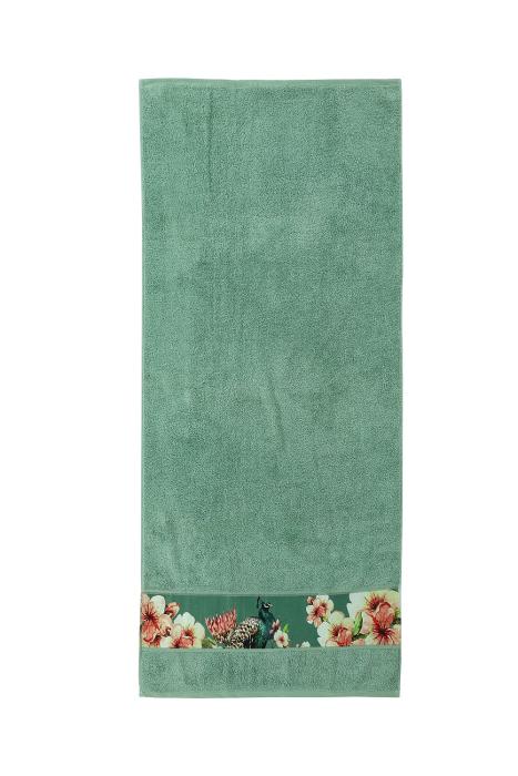 80x200 Saunatuch Blossom 125 Multi / Grün von Kayoom