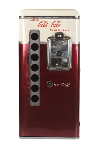 Barschrank Kühlschrank mit Flaschenöffner Rot