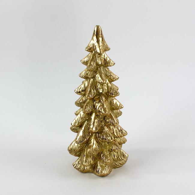 Deko-Baum TANNE 44 cm hoch von Werner Voss Gold