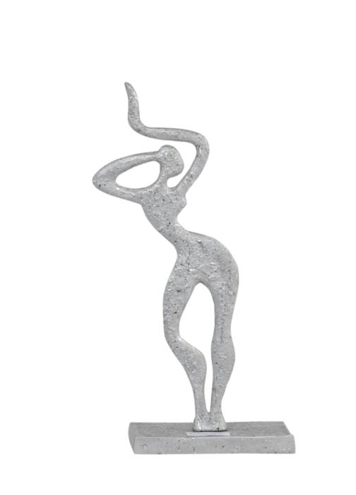 Deko-Figur Human 2 Silver