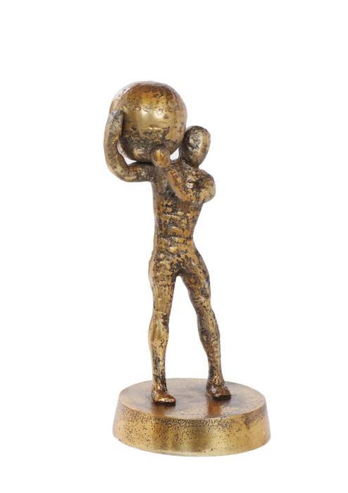 Deko-Figur TITAN 1 Antik Gold
