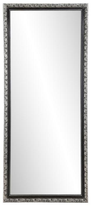 Rahmenspiegel PIUS 70x170 cm schwarz / silberfarbig von Spiegelprofi
