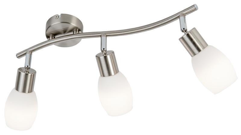 LED Balken 3-flg LOLLY von Nino Nickel matt / matt Weiss