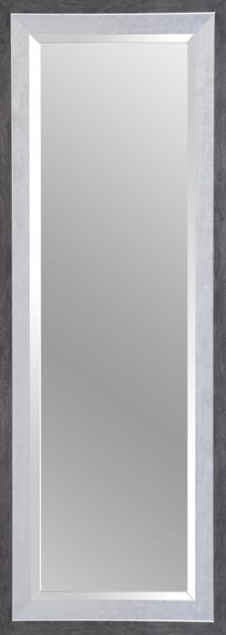 Rahmenspiegel Facette ALEXA 50x150 cm schwarz / silberfarbig von Spiegelprofi