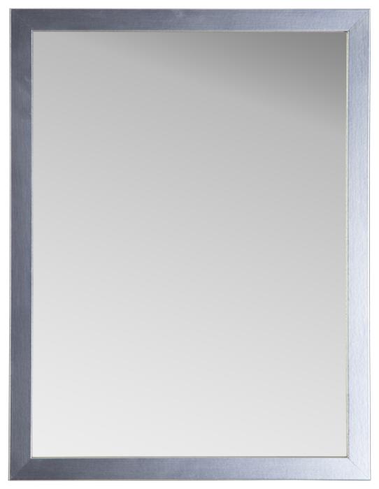 Rahmenspiegel BENTE ca. 32x42 cm Edelstahloptik von Spiegelprofi