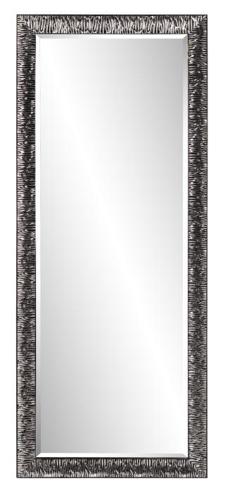 Rahmenspiegel Facette ZORA 67x167 cm schwarz von Spiegelprofi