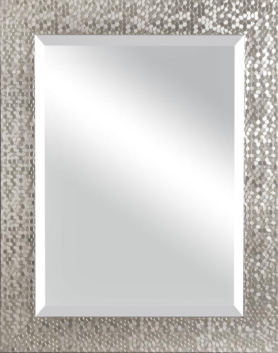 Rahmenspiegel Facette JENNY 55x70 cm silberfarbig von Spiegelprofi