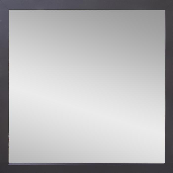 Rahmenspiegel KATHI 45x45 cm anthrazit von Spiegelprofi