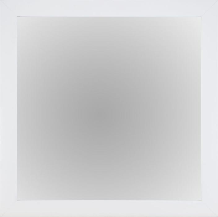 Rahmenspiegel KATHI 45x45 cm weiß glänzend von Spiegelprofi