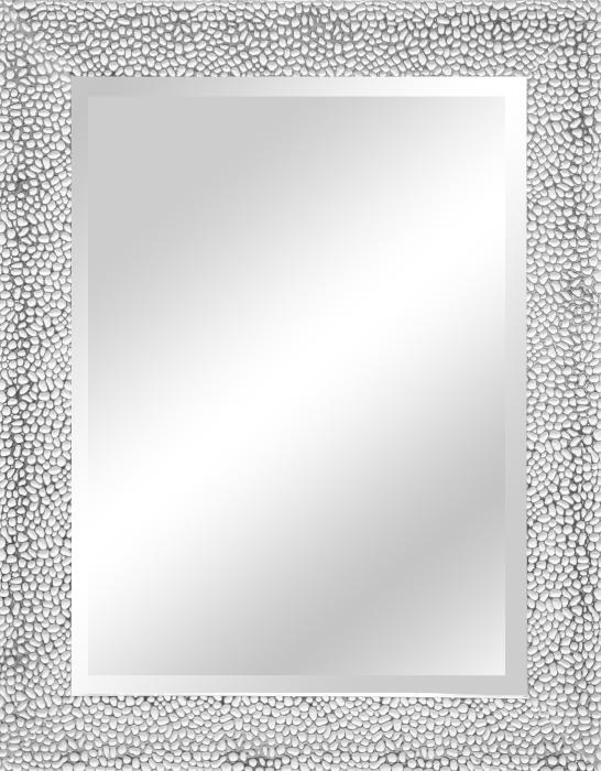 Rahmenspiegel Facette MILA 55x70 cm silberfarbig von Spiegelprofi