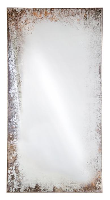 Siebdruckspiegel DUST 78x153 cm Destroyed / Rost-Optik von Spiegelprofi