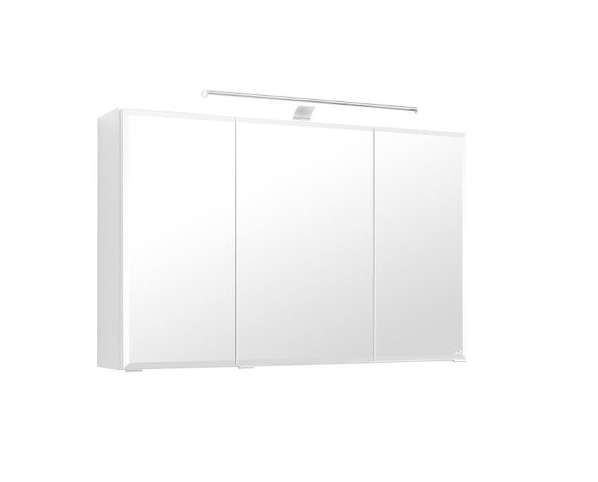 Spiegelschrank 100 inkl LED Beleuchtung Belluno von Held Möbel Weiß