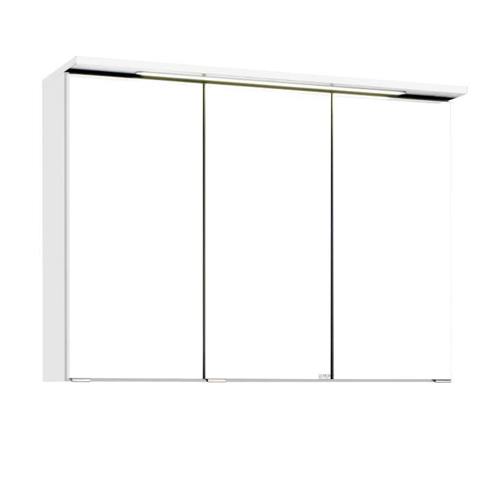 Spiegelschrank 90 inkl LED Einbauleuchte Bologna von Held Möbel Weiß