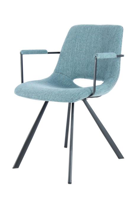 Stuhl Josephine 625 2er-Set Blau von Kayoom