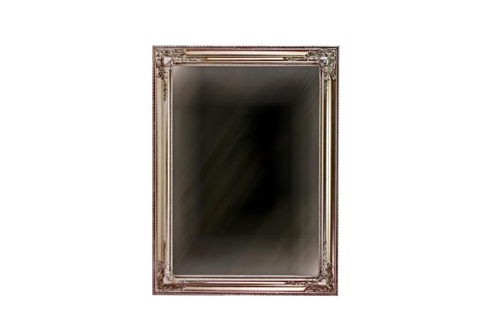 Wandspiegel 62x82 cm silber matt von Werner Voss