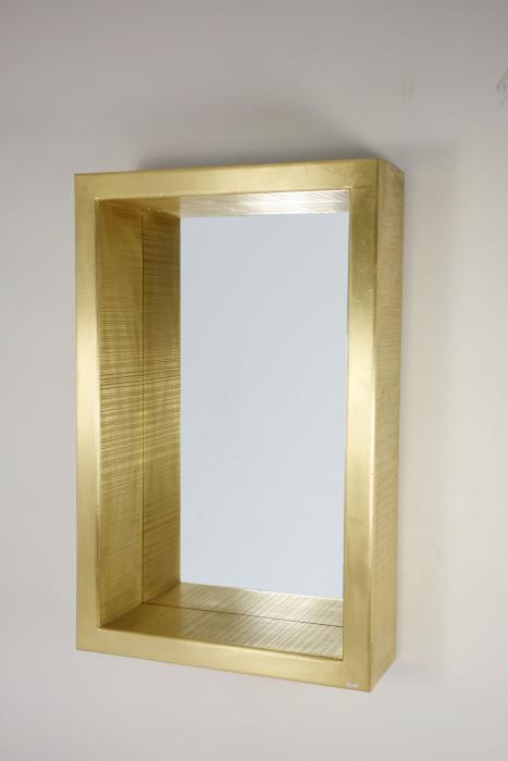 Wandspiegel LUXOR Holz Gold