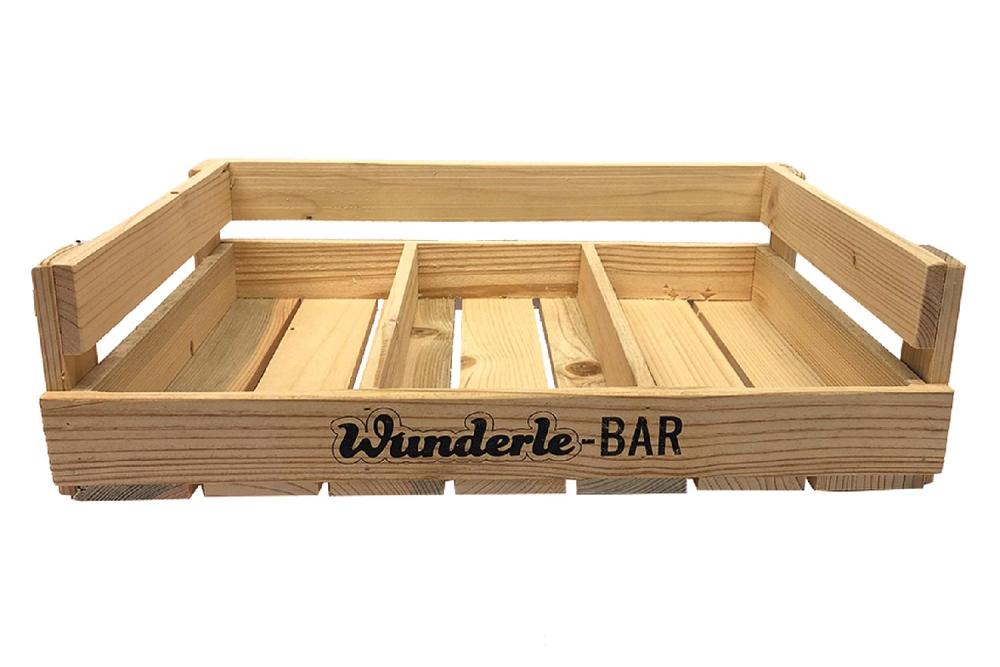 Holzbox 3er Teilung 47x30x13cm von WUNDERLE