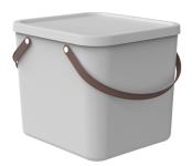 Aufbewahrungssystem BPA-frei 40L ALBULA von Rotho Mistelweiß