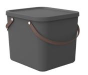 Aufbewahrungssystem BPA-frei 40L ALBULA von Rotho Anthrazit