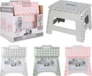 KLAPPHOCKER 1 Stück 3 Sorten unsortiert Rosa, Grün, Hellgrau