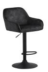 Barhocker 1 Stück höhenverstellbar drehbar DOLLIE H von Hela Anthrazit