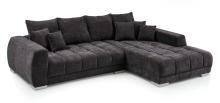 Ecksofa Ottomane rechts ARTEMIS  Centauri anthrazit