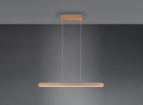LED-Pendelleuchte inkl. Touch Dimmer  Coffee 1 Stück Metall Hellbraun