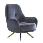 Sessel TOKIO  Microfaser soft grau blau
