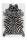 120x160 Teppich Rabbit Animal 400 Schwarz / Weiß von Arte Espina