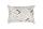 40x60 Kissen Spark Pillow 110 Elfenbein / Chrom von Kayoom