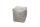 45x45 Kissen Spark Pouf 100 Grau / Silber von Kayoom