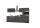 Küchenblock 330 inkl E-Geräte von PKM, Geschirrspüler induktion autark (5 tlg) MAILAND von Held Möbel Graphit / Eiche Sonoma