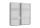 Schwebetürenschrank 2-türig mit Glaselementen Breite ca. 180 cm ALTONA 1 von Wimex / Weiß