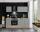 Küchenblock 220 cm inkl. Elektro-Set 4-tlg GENF 220 von Menke Eukalyptus Grün / Artisan Eiche NB