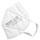 BRECKLE FFP2 Atemschutzmaske 5-Lagen CE zertifiert Mundschutzmaske hygienisch einzelverpackt Weiß