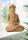 Dekofigur Buddha klein 1 Stück MALI Suar Holz Natur Hellbraun
