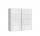 Schwebetürenschrank ca. 220 cm breit Starlet Plus von Forte Weiss Hgl
