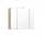 Spiegelschrank 80 inkl LED Beleuchtung Portofino von Held Möbel Buche Iconic