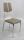 Stuhl CARLA ergonomisch in 4er Set Cappuccino / Weiß