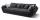 XXL Sofa Boxspringsofa Schwarz 306 cm PEACE