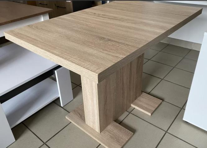 Gaimersheim Abverkauf Säulentisch ausziehbar 110-150 cm Sonoma Eiche günstig online kaufen