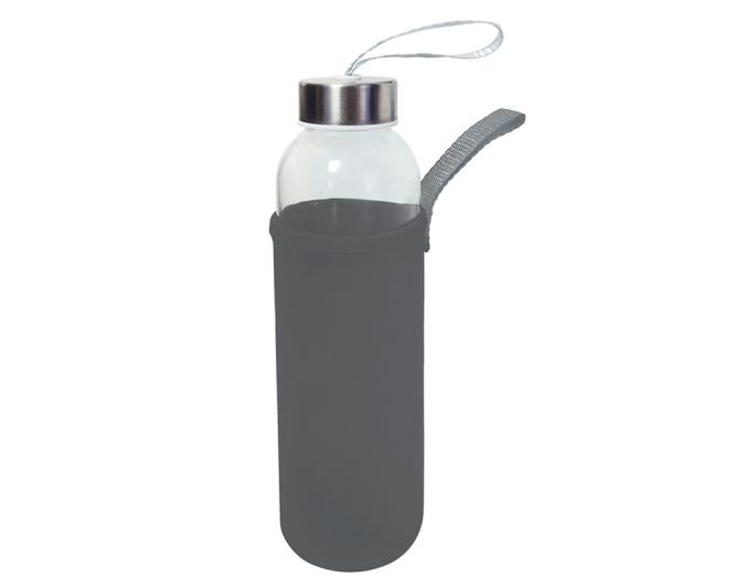 Trinkflasche MICHELINO 500 ml 1 Stück ca. 7 x 22 cm Glas mit Neoprenüberzug günstig online kaufen